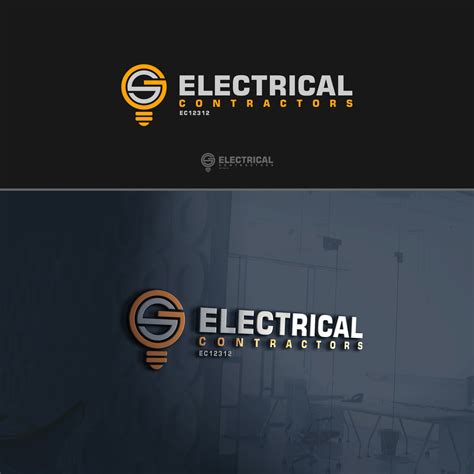 Modern, Masculine, Electrician Logo Design for SG Electrical Contractors EC12312 by Windi ...