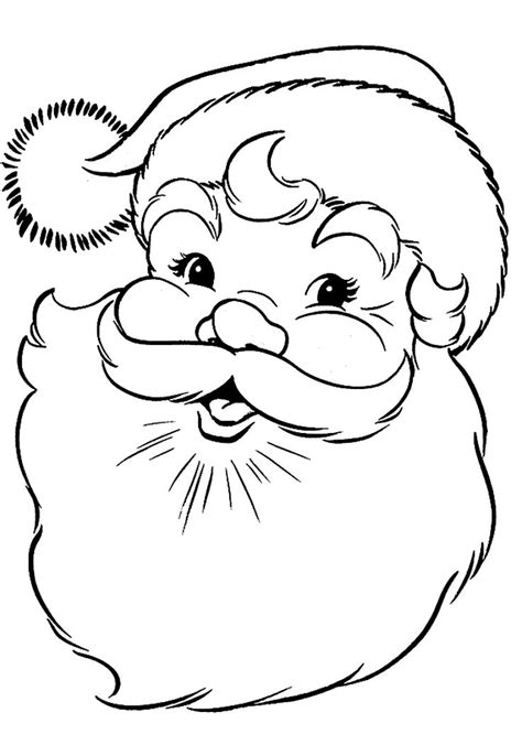 Print Free Santa Claus Coloring Pages This Christmas | Papai noel para ...