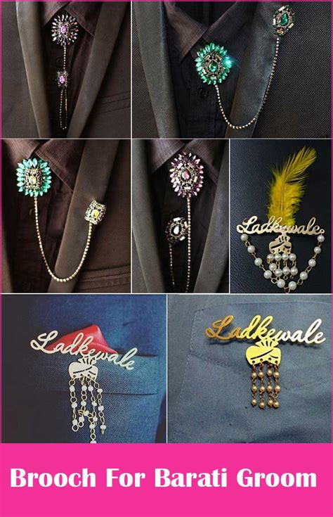 Wedding Barati Brooches, LadkeWale, Ladkiwale Brooch Online in Delhi, Gurgaon