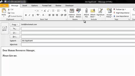 Create email template for outlook - printtm