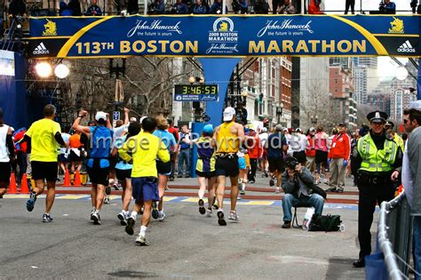 RunTri: Boston Marathon Finish Line: The Legendary End to Running's Greatest 26.2 Mile Journey