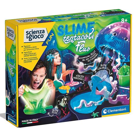 CLEMENTONI SCIENCE & PLAY SLIME FUN TENTACLES FLUORESCENT SCIENTIFIC GAME – TOYBEEZ