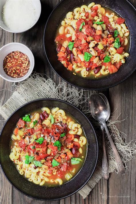 Easy Vegetarian Pasta Fagioli Recipe with Fire Roasted Tomatoes | The ...