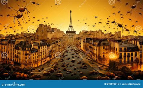 Bed Bugs Infesting Paris, France Stock Image - Image of landmark, city: 292593015