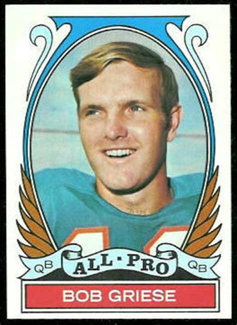 1972 Topps Football Card #272: Bob Griese All-Pro