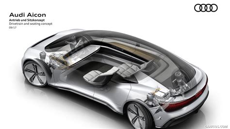 Audi Aicon Concept | 2017MY | Drivetrain and seating