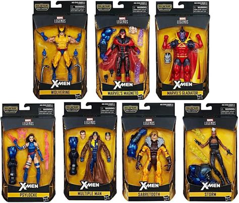 Marvel Legends X-Men Wave 3 Set of 7 (Apocalypse BAF), Toys & Games ...