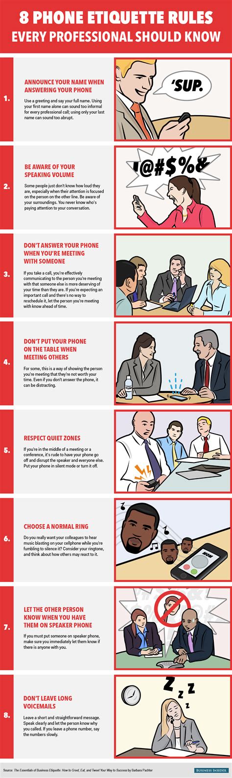 8 phone etiquette rules every professional should know - Business Insider