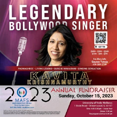 Kavita Krishnamurthy – LIVE in Concert!