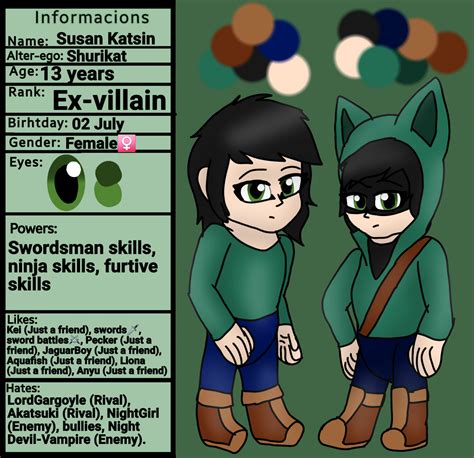 PjMasks oc: Susan/Shurikat by RivaDiamond on DeviantArt