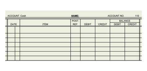 37 Perfect General Ledger Templates [Excel, Word] ᐅ TemplateLab