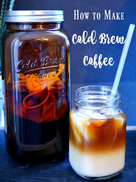 How to Make Cold Brew Coffee - My New Favorite Drink