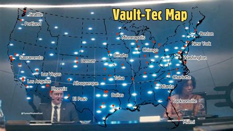 Vault-Tec Map, Fallout TV Show | No Mutants Allowed