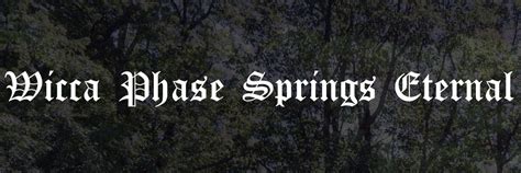 Wicca Phase Springs Eternal Merch Store