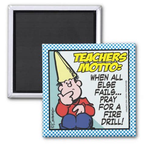 Teachers Motto 2 Inch Square Magnet | Zazzle