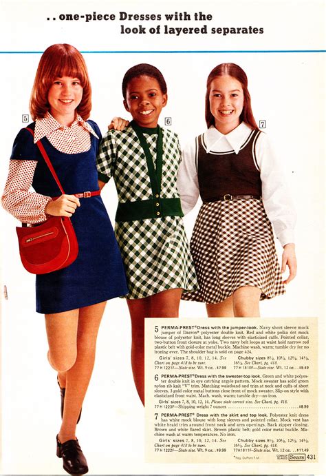 Retrospace: Mini Skirt Monday #163: Sears 1974 Catalog (Girls)