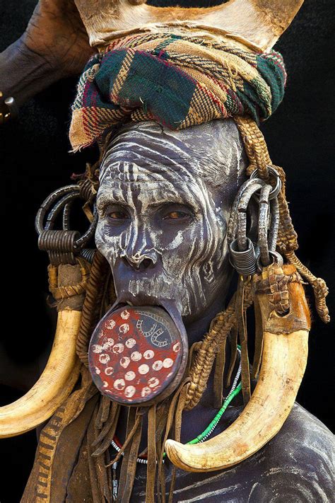 A man from Mursi tribe, Omo valley, Ethiopia. : r/interestingasfuck