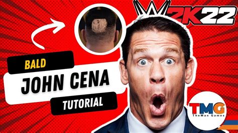 WWE 2K22 : How To Get John Cena with Bald Spot! - YouTube