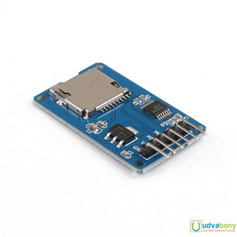 Micro SD TF Card Module - Udvabony.com - Electronics, Sensors, Robotics Online Shop