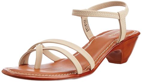 Buy BATA Women's Aroma San Beige Fashion Sandals - 8 UK/India (41 EU ...