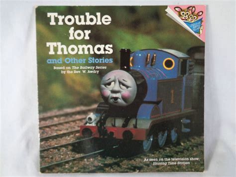 vintage 1989 Trouble for Thomas and other stories book based on The Railway Series by the Rev. W ...