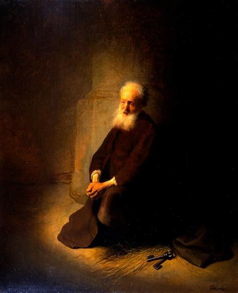 St. Peter in Prison, 1631 - Rembrandt - WikiArt.org