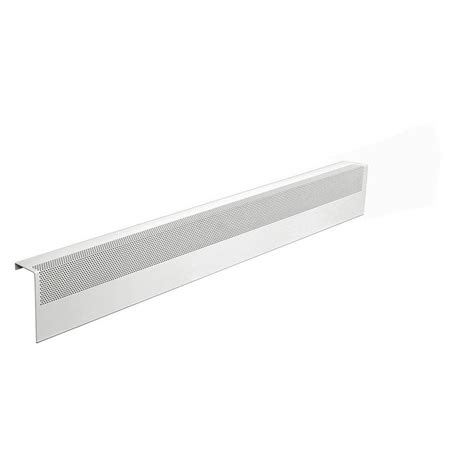 Baseboarders Basic Series 4 ft. Galvanized Steel Easy Slip-On Baseboard ...