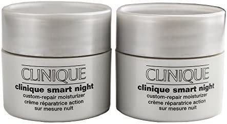 Clinique Smart Night Custom-Repair Moisturizer Cream Dry Combination Skin - 1oz/30ml (2 x .5oz ...