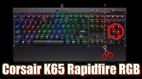 Corsair K65 Rapidfire RGB - klawiatura mechaniczna - recenzja prezentacja test - YouTube