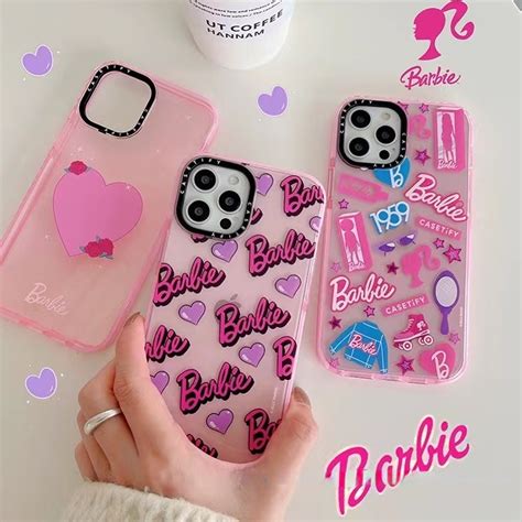 CASETiFY Pegatina Spree Translúcido Rosa Barbie Funda Para Teléfono Compatible Para iPhone 14 ...