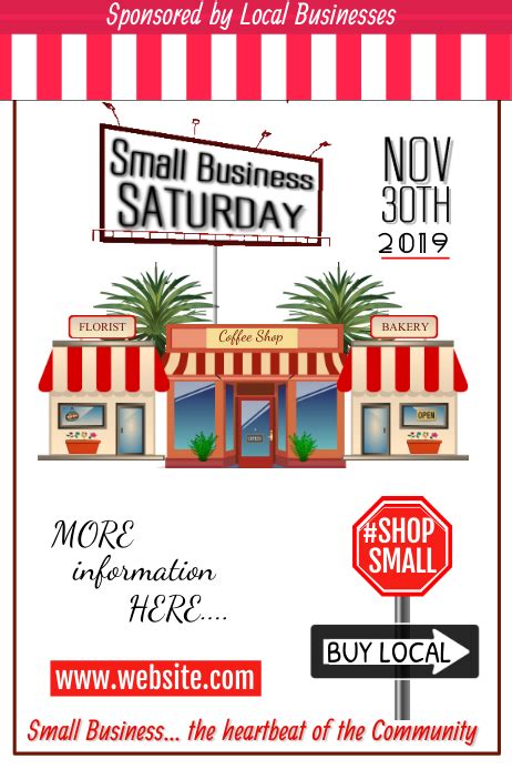 Copy of Small Business Saturday Poster | PosterMyWall