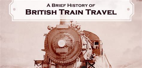 History of British Train Travel [Infographic] | Only Infographic