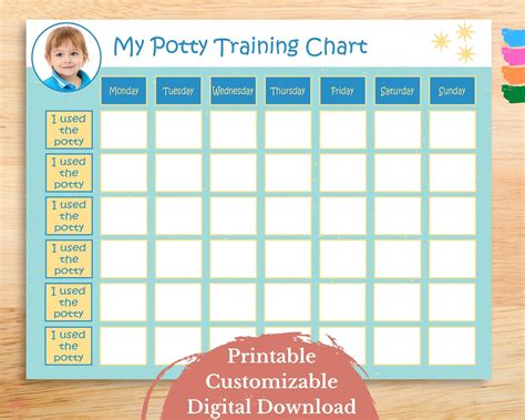 Potty Training Schedule Template