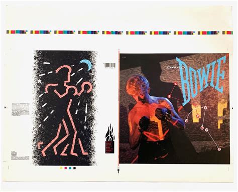 David Bowie – Printer’s Proof of “Let’s Dance” Album Cover Artwork