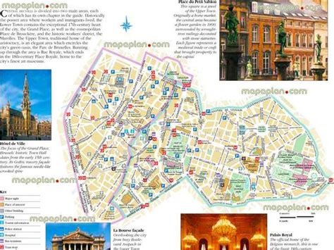 Brussels maps - Top tourist attractions - Free, printable city street ...