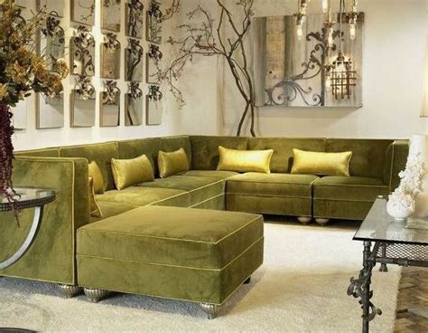 10 Best Ideas Green Sectional Sofas