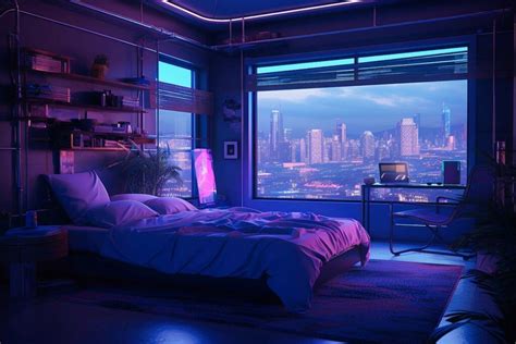 Cyberpunk Style Bedroom Designs | Futuristic bedroom, Futuristic rooms, Bedroom design