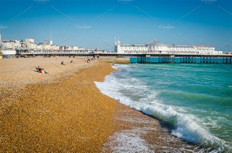 Brighton beach, UK | High-Quality Holiday Stock Photos ~ Creative Market