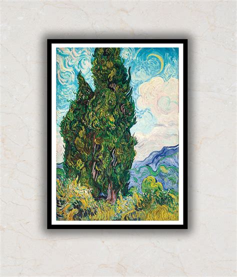 Cypresses Vincent Van Gogh Painting – TheBimba.in