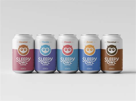 Sleepy Owl Coffee - UI + Packaging on Behance