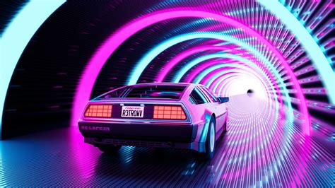 4K Synthwave Wallpaper - iXpap