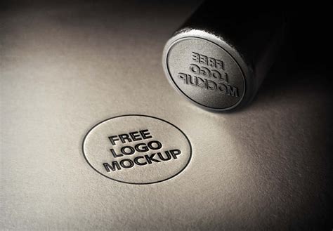 Metal Logo Stamp Mockup | PSD | Free Download | iMockups