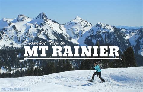 Go Snowshoeing at Mount Rainier National Park - snowshoe basics, best ...