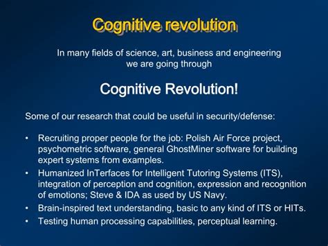 PPT - Cognitive revolution PowerPoint Presentation, free download - ID:3554272