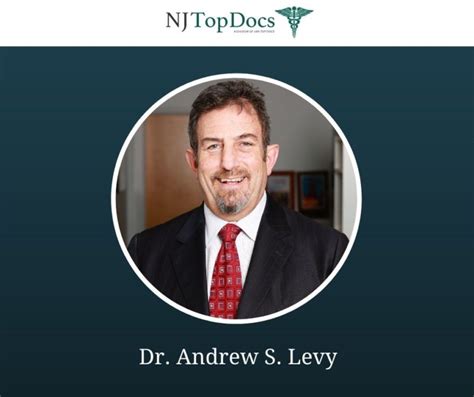 NJ Top Docs Approves Board-certified Orthopedic Surgeon, Dr. Andrew S. Levy For 2024