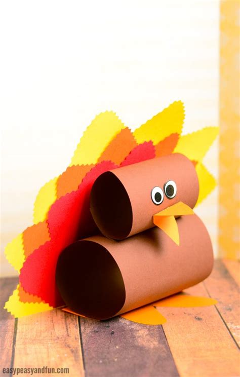 Simple Paper Turkey Craft - Easy Peasy and Fun