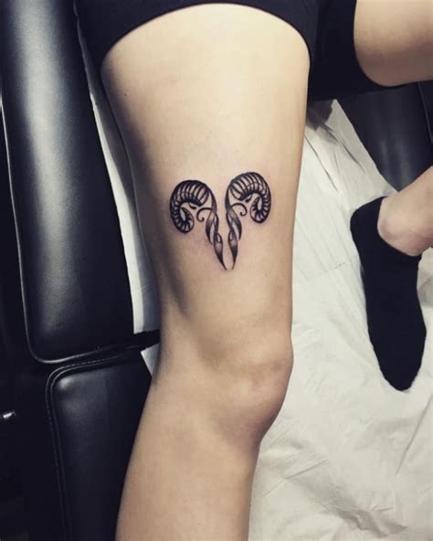 25 Awesome Zodiac Aries Tattoos For Women To Amaze Your Friends ...