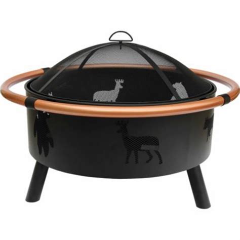 Bond 34 in. Firepit with Wildlife Cutouts - Tractor Supply Co. | Tractor supplies, Fire pit ...