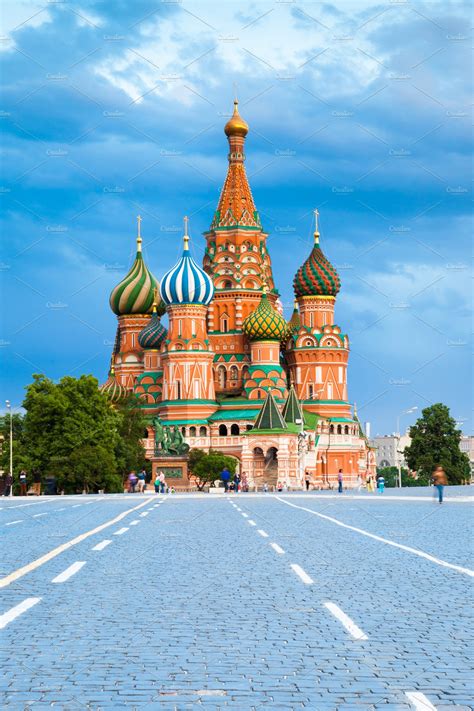 Saint Basil's Cathedral, Russia | High-Quality Architecture Stock Photos ~ Creative Market