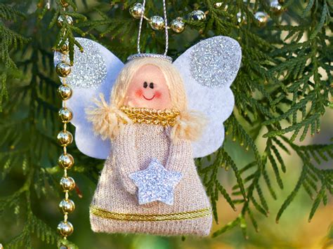 Christmas Angel Ornament Tree Hanging Decoration Pendant Gift 4pc Set ...